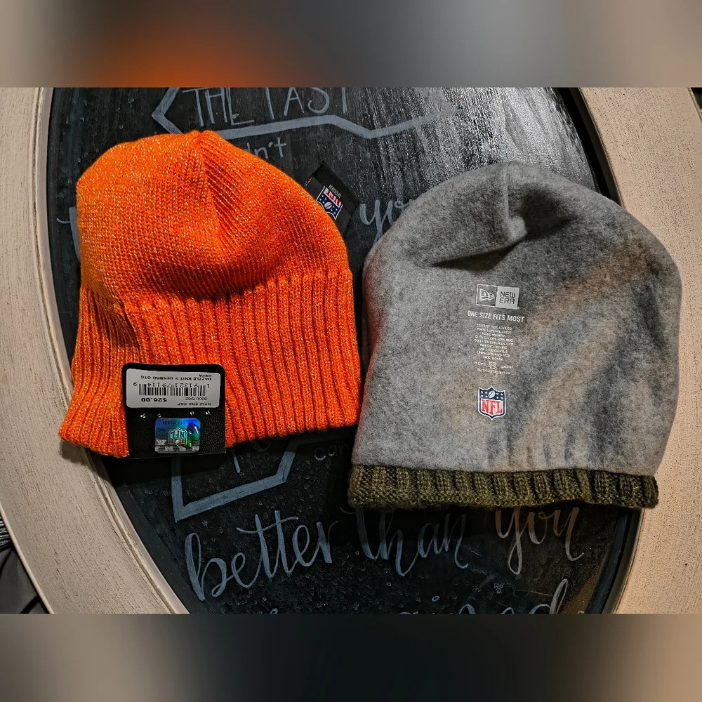 Bundle: Denver Bronco Beanie Set (2 piece)